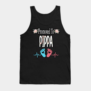 Promoted to PIPPA - Mother's Day - Christmas First Time Family Tank Top